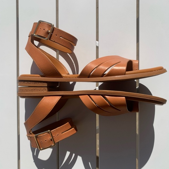 Sarto brown leather sandals size 9.5 M - Picture 7 of 13